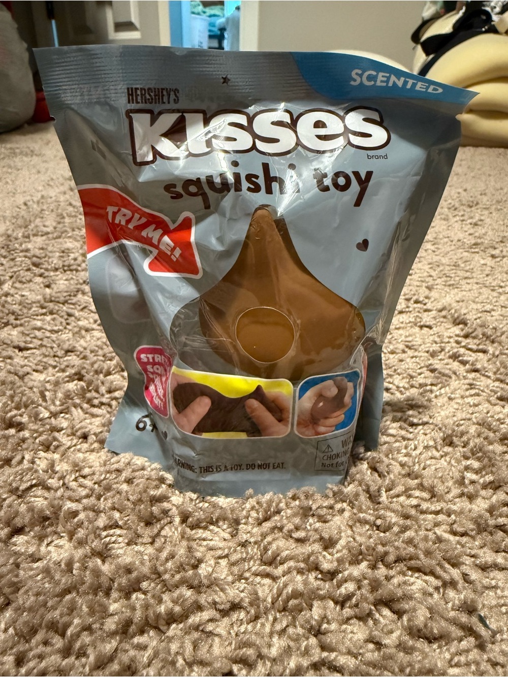 Kisses Brown Scented Squish Toy - Kids Toy